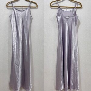 Jones New York Vintage Lavender Satin Gown Small
